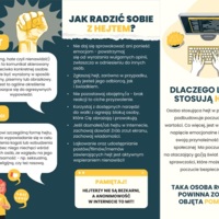Broszura Hejt i Mowa Nienawiści - Powiedz Stop! (Dorośli)