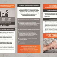 Broszura:  Przemoc Seniorzy