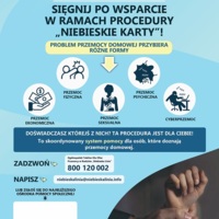 Plakat: Niebieska Karta