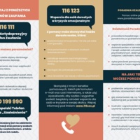 Broszura: Telefony Wsparcia (Dorośli)