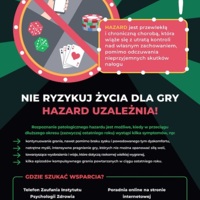 Plakat: Hazard dostrzegaj rozmawiaj (Dorośli)
