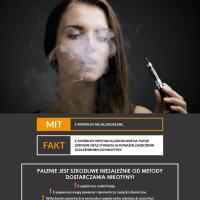 Plakat: E-papierosy (Uczniowie)