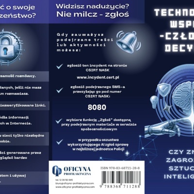 Broszura: Technologia wspiera - człowiek decyduje (dorośli)