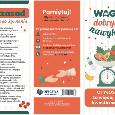 Broszura: Waga dobrych nawyków (dorośli)