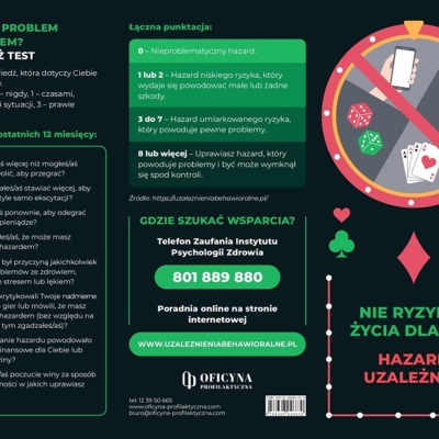 Broszura: Hazard dostrzegaj rozmawiaj (Dorośli)