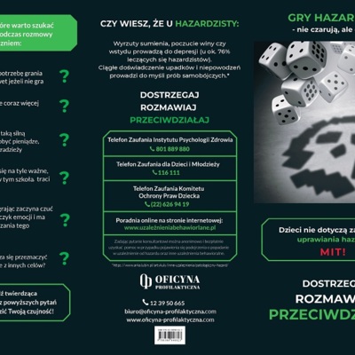 Broszura: Hazard dostrzegaj rozmawiaj (Pedagodzy)