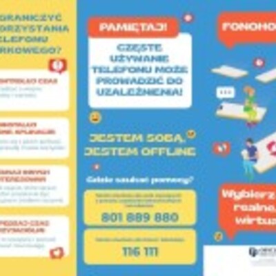 Broszura: Fonoholizm Dzieci i młodzież