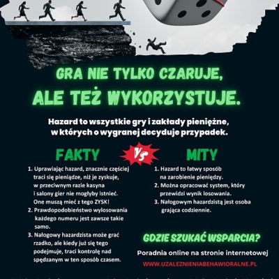 Plakat: Hazard dostrzegaj rozmawiaj (Młodzież)