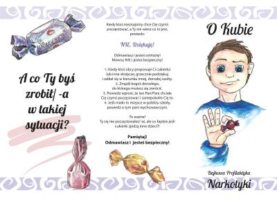 Ulotka: „O Kubie” Bajkowa Profilaktyka – Narkotyki