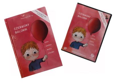 Pakiet Książka z Audiobookiem + DVD Czerwony Balonik