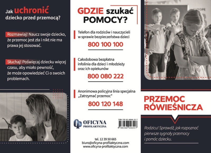 Broszura:  Przemoc Rówieśnicza Rodzice