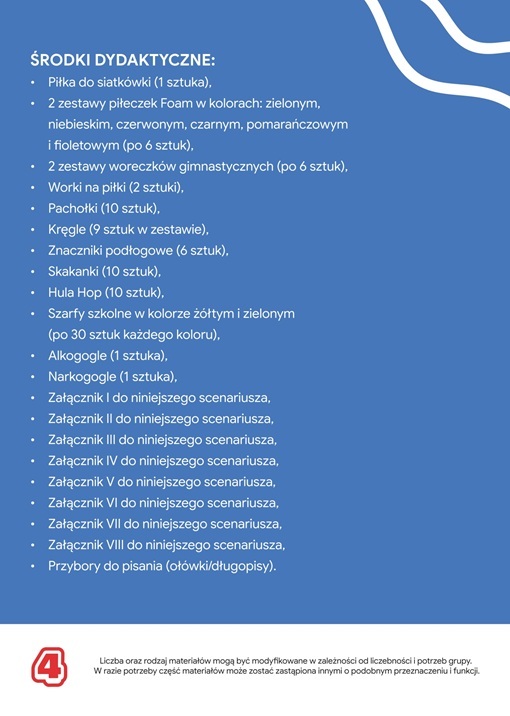 Scenariusz „SPORT W PROFILAKTYCE” 