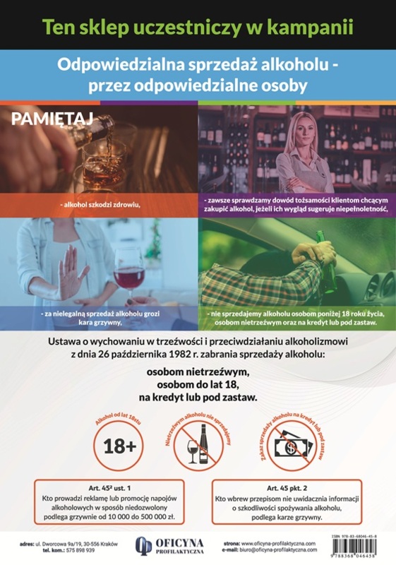 Plakat  Odpowiedzialna Sprzedaż